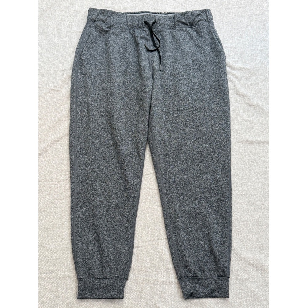 Woolx Lola Merino Wool Blend Joggers Charcoal Heather Grey XL Sweatpants